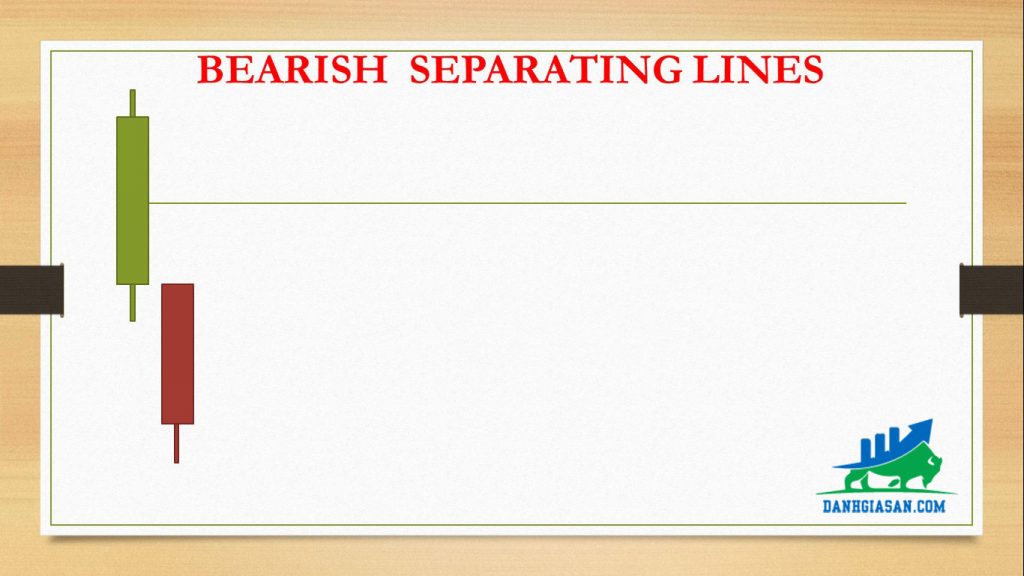 BEARISH SEPARATING LINES