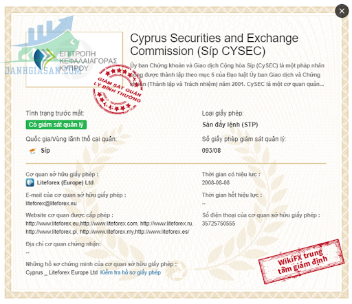 Chứng chỉ giấy phép CySEC là gì?