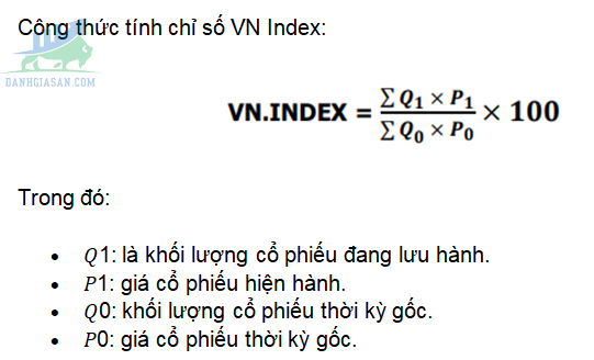 Công thức tính chỉ số VN Index