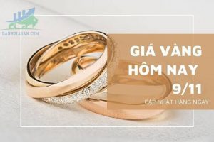 Cập nhật giá vàng trong và ngoài nước, vàng tăng trở lại - ngày 09/11/2022