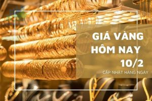 Cập nhật giá vàng trong và ngoài nước, vàng quay đầu giảm - ngày 10/02/2023