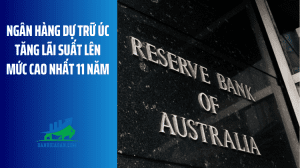 Ngân hàng Dự trữ Úc tăng lãi suất lên mức cao nhất 11 năm