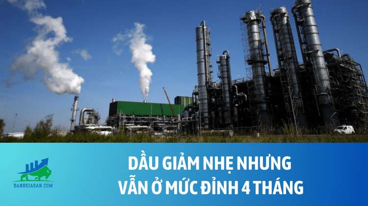 Dầu giảm nhẹ nhưng vẫn ở mức đỉnh 4 tháng – ngày 14/01/2025