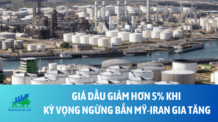Giá dầu giảm hơn 5% khi kỳ vọng ngừng bắn Mỹ-Iran gia tăng – ngày 25/03/2026