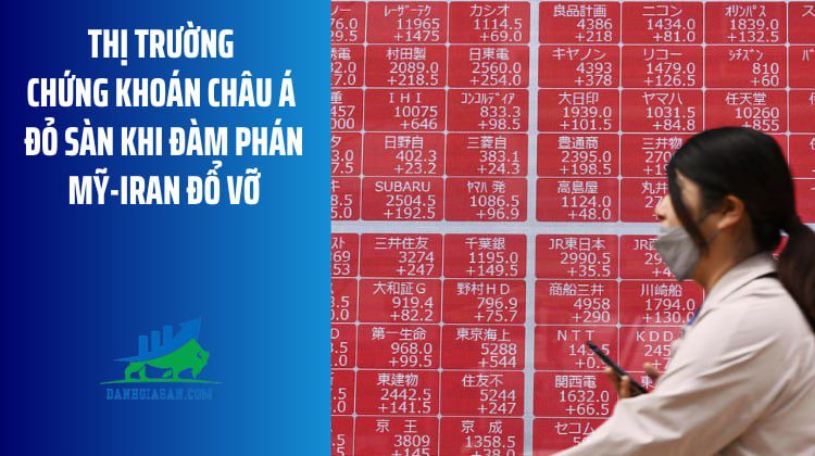 Thị trường chứng khoán châu Á đỏ sàn khi đàm phán Mỹ-Iran đổ vỡ – ngày 13/04/2026