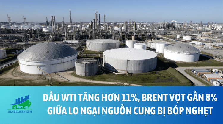 Giá dầu WTI tăng hơn 11%, Brent vọt gần 8% giữa lo ngại nguồn cung bị bóp nghẹt – ngày 03/04/2026