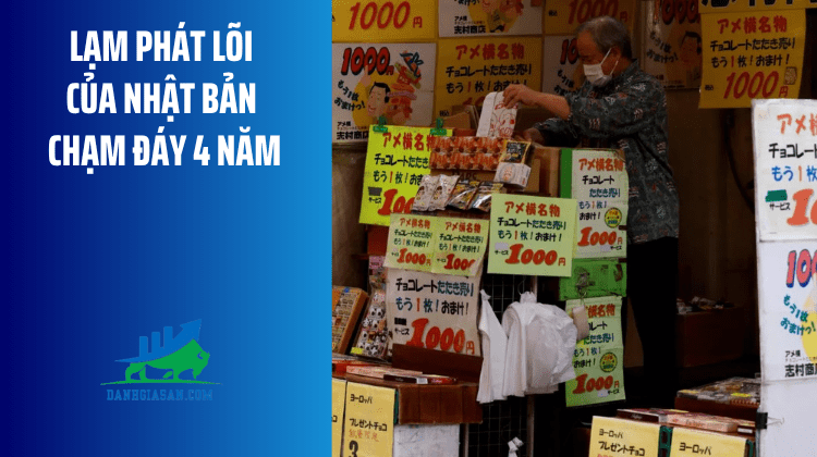 Lạm phát lõi của Nhật Bản chạm đáy 4 năm – ngày 22/05/2026