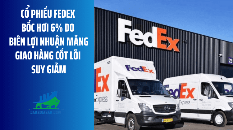 Cổ phiếu FedEx bốc hơi 6% do biên lợi nhuận mảng giao hàng cốt lõi suy giảm – ngày 24/06/2026