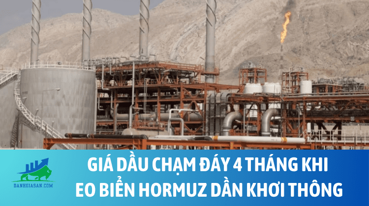 Giá dầu chạm đáy 4 tháng khi eo biển Hormuz dần khơi thông – ngày 24/06/2026