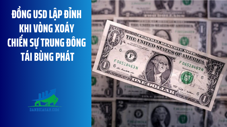 Đồng USD lập đỉnh khi vòng xoáy chiến sự Trung Đông tái bùng phát – ngày 13/07/2026