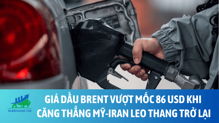 Giá dầu Brent vượt mốc 86 USD khi căng thẳng Mỹ-Iran leo thang trở lại – ngày 15/07/2026