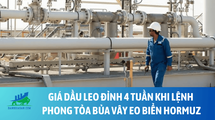 Giá dầu leo đỉnh 4 tuần khi lệnh phong tỏa bủa vây eo biển Hormuz – ngày 14/07/2026