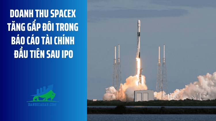 Doanh thu SpaceX tăng gấp đôi trong báo cáo tài chính đầu tiên sau IPO – ngày 05/08/2026