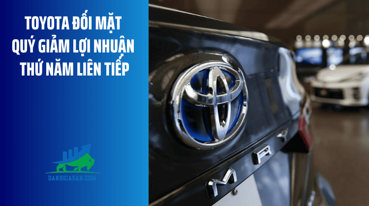 Khủng hoảng chồng chất, Toyota đối mặt quý giảm lợi nhuận thứ năm liên tiếp – ngày 03/08/2026