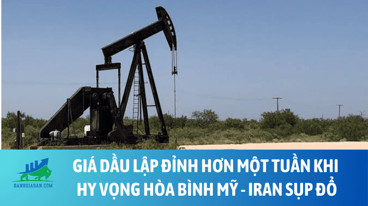 Giá dầu lập đỉnh hơn một tuần khi hy vọng hòa bình Mỹ – Iran sụp đổ – ngày 11/08/2026