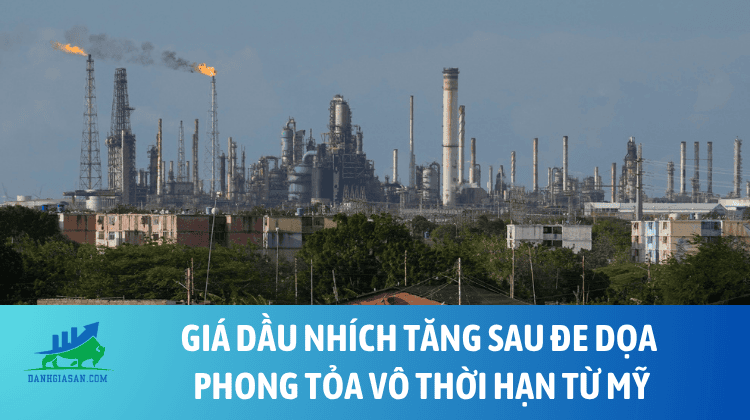 Giá dầu nhích tăng sau đe dọa phong tỏa vô thời hạn từ Mỹ – ngày 14/08/2026