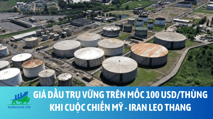 Giá dầu trụ vững trên mốc 100 USD/thùng khi cuộc chiến Mỹ – Iran leo thang – ngày 10/09/2026