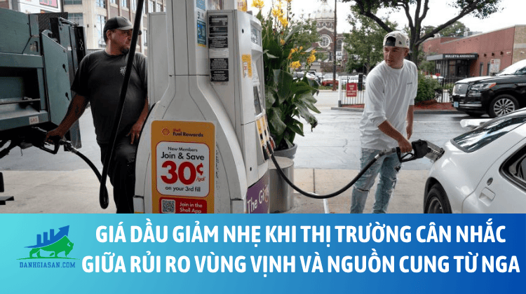 Giá dầu giảm nhẹ khi thị trường cân nhắc giữa rủi ro vùng Vịnh và nguồn cung từ Nga – ngày 13/10/2026